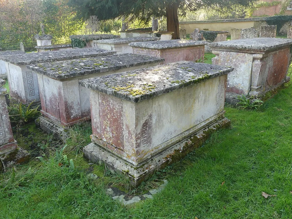 One of numerous listed table tombs in the churchyard of St Mary's Church, Monxton. Listed as "Table tomb 3 metres south of St Mary's Church". .mw-parser-output .messagebox{margin:4px 0;width:auto;border-collapse:collapse;border:2px solid var(--border-color-progressive,#6485d1);background-color:var(--background-color-neutral-subtle,#fbfcff);color:var(--color-base,#202122);box-sizing:border-box;border-inline-start-width:8px}.mw-parser-output .messagebox.mbox-small{font-size:88%;line-height:1.25em}.mw-parser-output .mbox-warning,.mw-parser-output .mbox-speedy{border:2px solid var(--border-color-error,#b22222);background:var(--background-color-error-subtle,#ffdbdb);border-inline-start-width:8px}.mw-parser-output .mbox-serious,.mw-parser-output .mbox-delete,.mw-parser-output .mbox-stop{border:2px solid var(--border-color-error,#b22222);border-inline-start-width:8px}.mw-parser-output .mbox-issue,.mw-parser-output .mbox-content{border:2px solid #f28500;background:var(--background-color-warning-subtle,#ffe);border-inline-start-width:8px}.mw-parser-output .mbox-query,.mw-parser-output .mbox-style{border:2px solid #f4c430;background:var(--background-color-warning-subtle,#ffe);border-inline-start-width:8px}.mw-parser-output .mbox-shit{border:2px solid #960;border-inline-start-width:8px}.mw-parser-output .mbox-license{border:2px solid #88a;border-inline-start-width:initial}.mw-parser-output .mbox-legal{border:2px solid var(--border-color-notice,#666);background:var(--background-color-base,#fff);border-inline-start-width:8px}.mw-parser-output .mbox-honor{border:2px solid #ca3;background:var(--background-color-warning-subtle,#fcf4db);border-inline-start-width:8px}.mw-parser-output .mbox-growth{border:2px solid #8d4;background:var(--background-color-success-subtle,#d5fdf4);border-inline-start-width:8px}.mw-parser-output .mbox-move{border:2px solid #93c;border-inline-start-width:8px}.mw-parser-output .mbox-protection,.mw-parser-output .mbox-message{border:2px solid var(--border-col