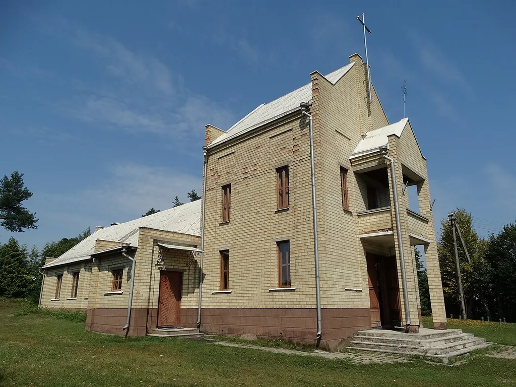 Catholic church in Tauragnai, Utena District, Lithuania