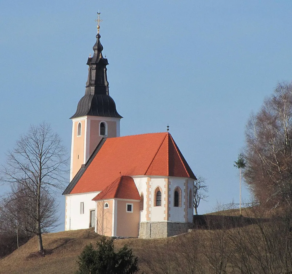 Saint George's Church in Praproče, Municipality of Dobrova–Polhov Gradec, Slovenia
