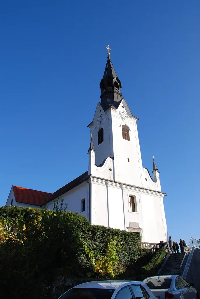 Exaltation of the Holy Cross Parish Church in Gabrovka (Municipality of Litija), southeastern Slovenia.