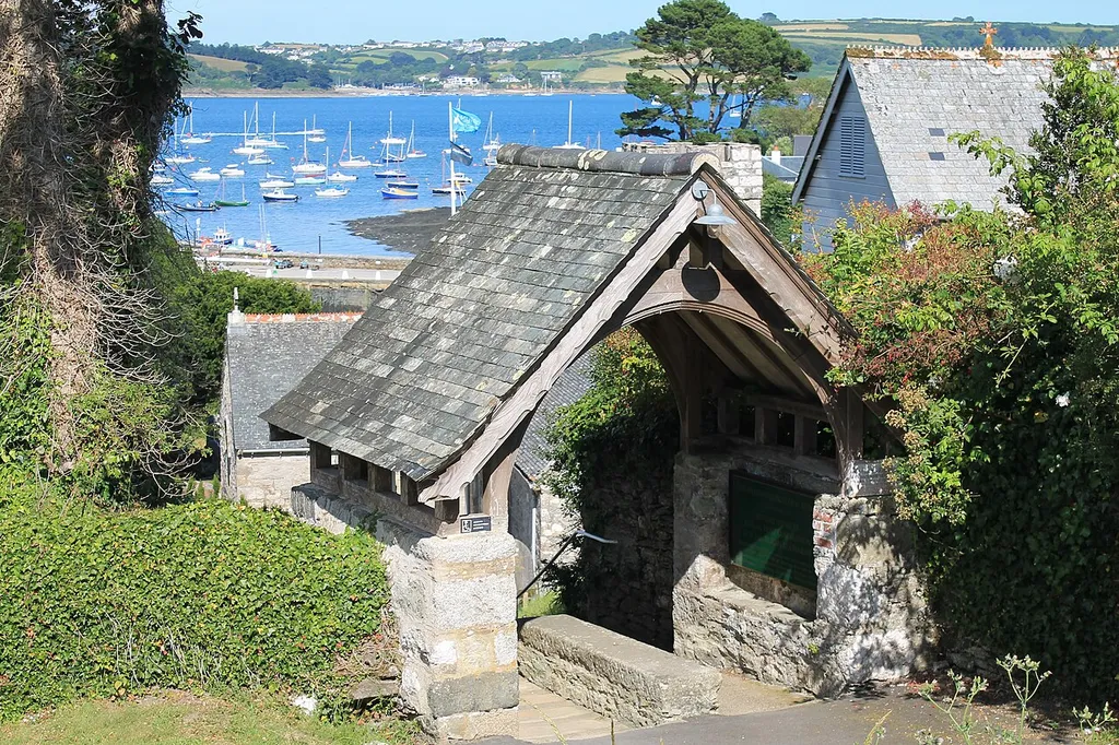 Lych Gate At Approx 40M West Of Church Of Saint Mylor