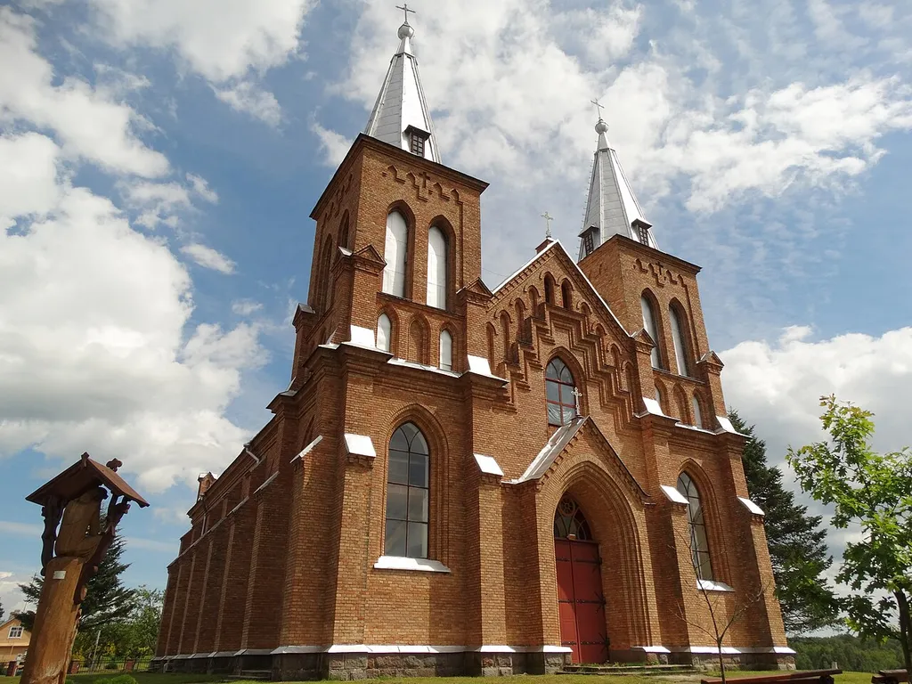 Church in Kazitiškis, Ignalina district, Lithuania