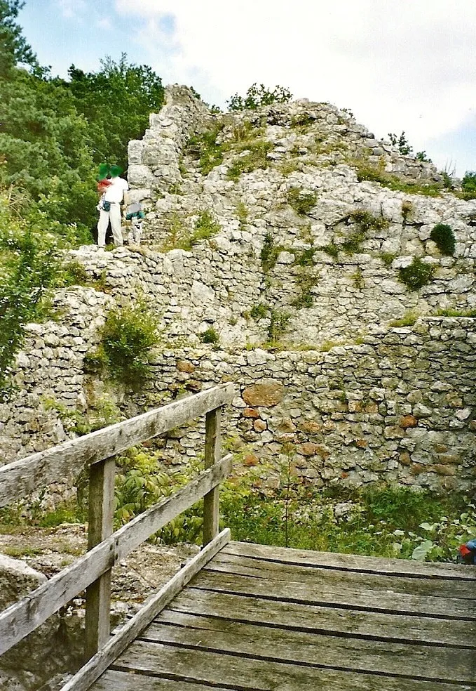 Die Ruine Radegg bei Wilchingen, Kanton Schaffhausen, Schweiz