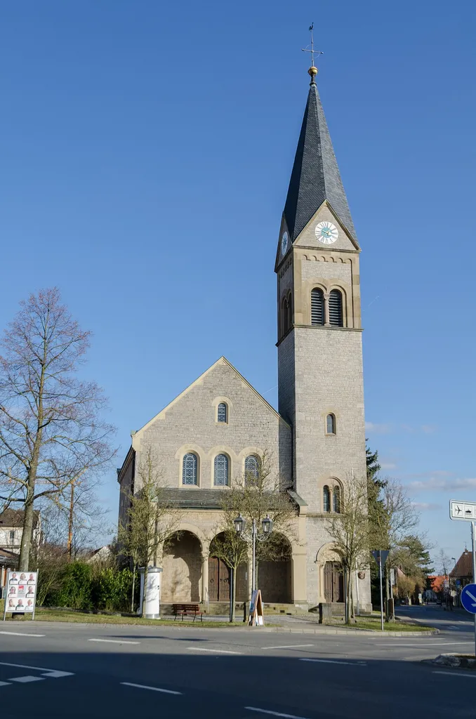 Haßfurt, Heideloffplatz, Christuskirche