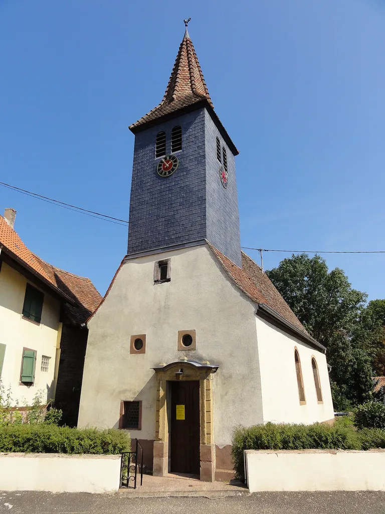 Alsace, Bas-Rhin, Quatzenheim, Église protestante (1621-1722): This building is indexed in the base Mérimée, a database of architectural heritage maintained by the French Ministry of Culture, under the reference IA67000952 . brezhoneg ∙ català ∙ Deutsch ∙ English ∙ español ∙ Esperanto ∙ euskara ∙ français ∙ italiano ∙ magyar ∙ Nederlands ∙ português do Brasil ∙ português ∙ română ∙ sicilianu ∙ slovenščina ∙ suomi ∙ svenska ∙ Ελληνικά ∙ беларуская (тарашкевіца) ∙ македонски ∙ русский ∙ українська ∙ বাংলা ∙ 中文 ∙ +/−