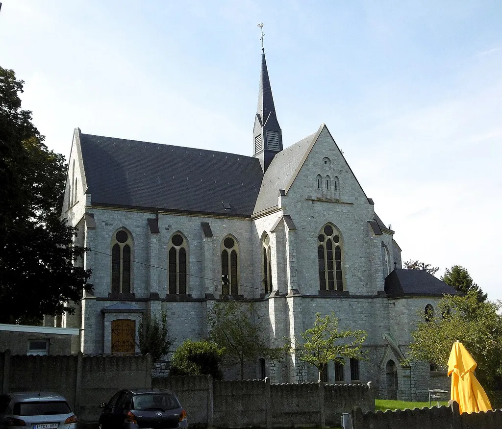 Kirche Mariae Heimsuchung in Lontzen-Herbesthal, Ostseite