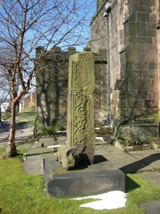 Anglo-Scandinavian cross, 2m south of St Edward's Church