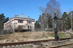 Primorsk railway station historic buildings