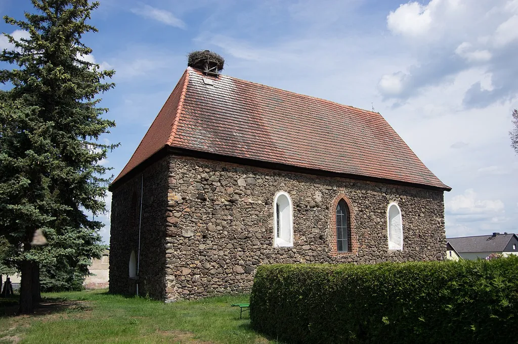 Forst (Lausitz), Ortsteil Naundorf in Brandenburg. Die Kirche steht unter Denkmalschutz.