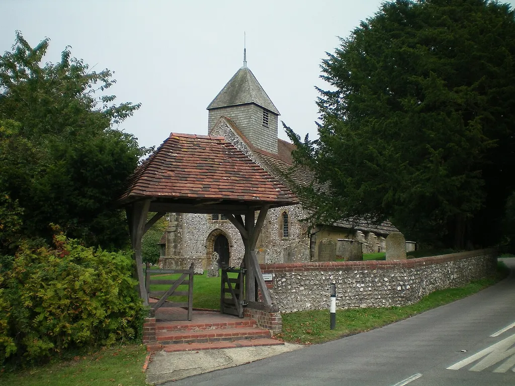 Westmeston Anglican Church, Westmeston, East Sussex, England.