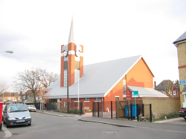 St George, Perry Hill - new church The previous church on this site was demolished in 1999 due to severe structural problems. The new church to the designs of Thomas Ford &amp; Partners was opened in 2004. More information on the parish website http://www.stgeorgechristchurchstpaul.net