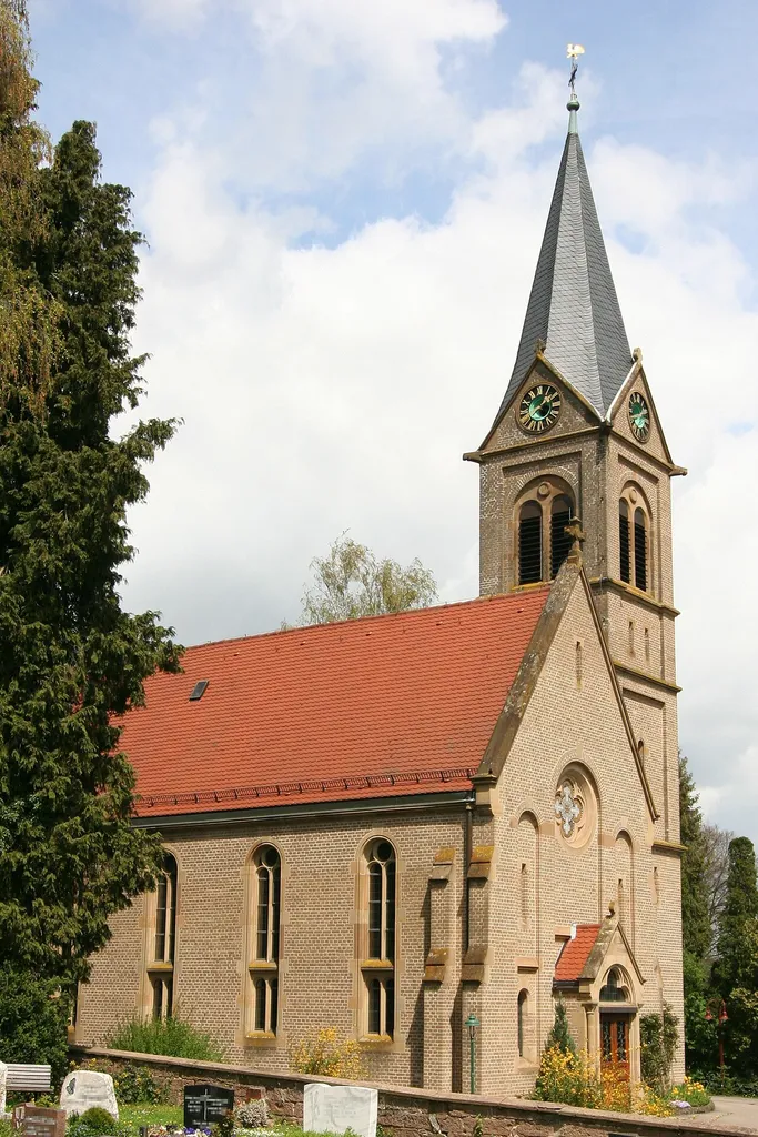 The protestant Christ church in Lehrensteinsfeld