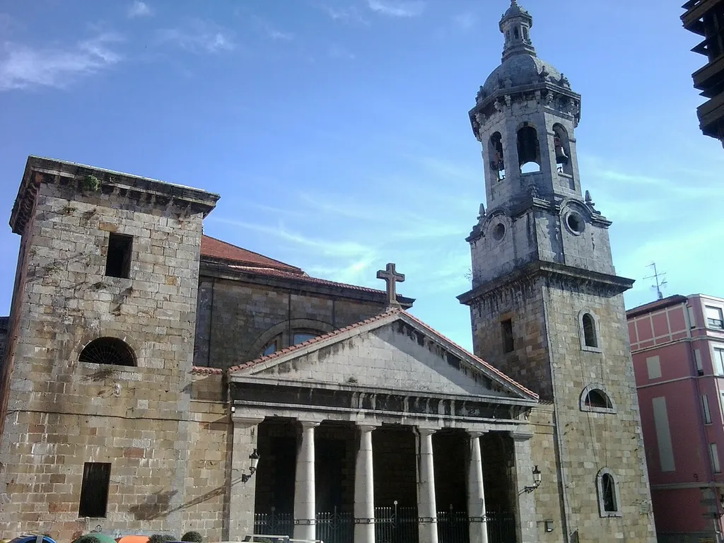 The church of Santa Maria, in Bermeo.