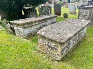 Chest Tomb To Deodalus Collis And 2 Low Chest Tombs Approximately 11 Metres North West Of Church Of Saint Kenelm