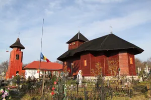 Wooden church in Corni, Neamț