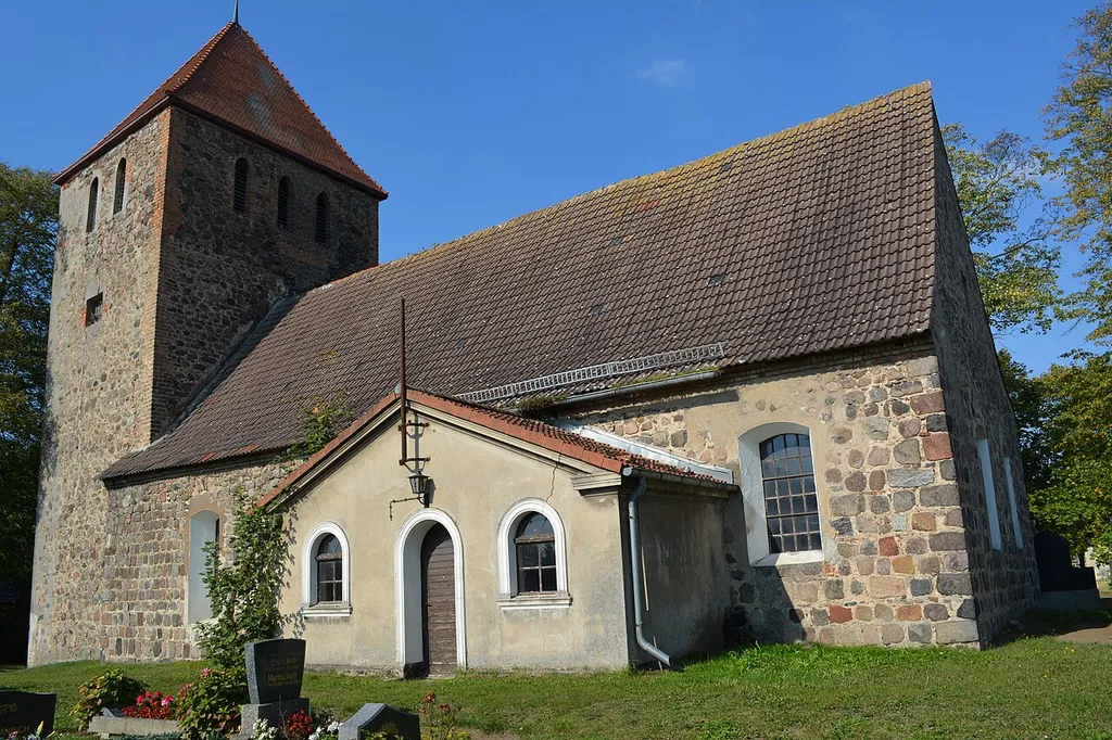 Weesow church, city of Werneuchen, Barnim district, Brandenburg state, Germany
