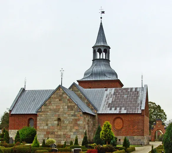 Hørning kirke (jylland) fra øst