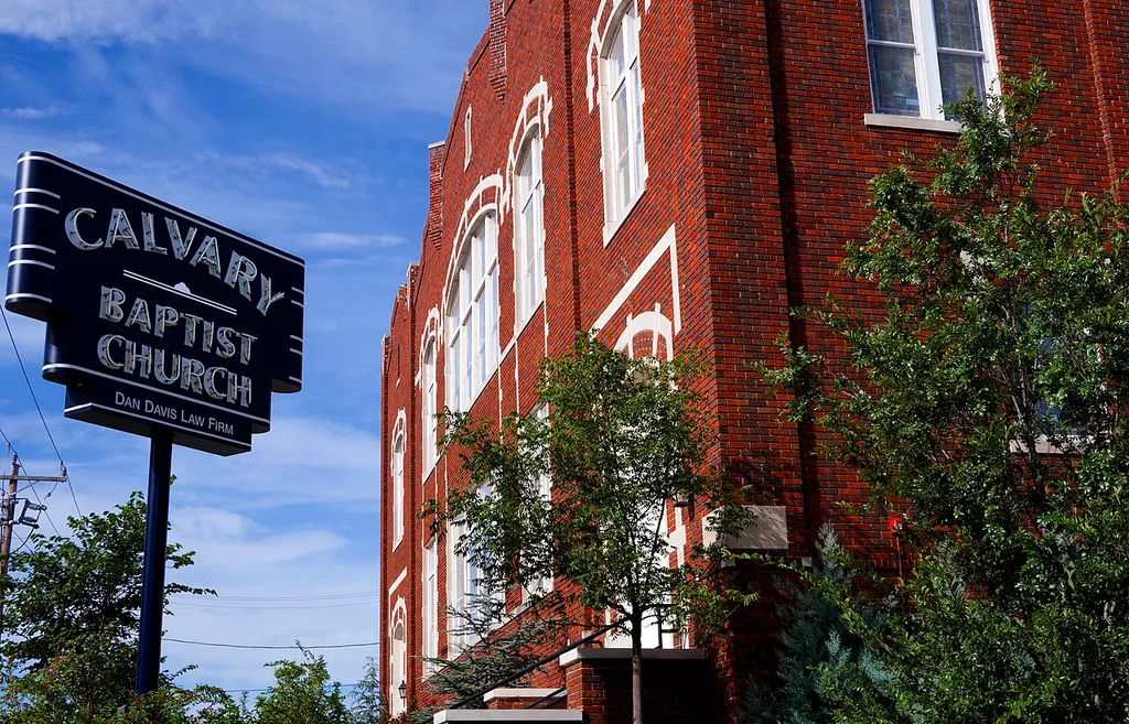 Calvary Baptist Church, 2nd and Walnut Sts. Oklahoma City