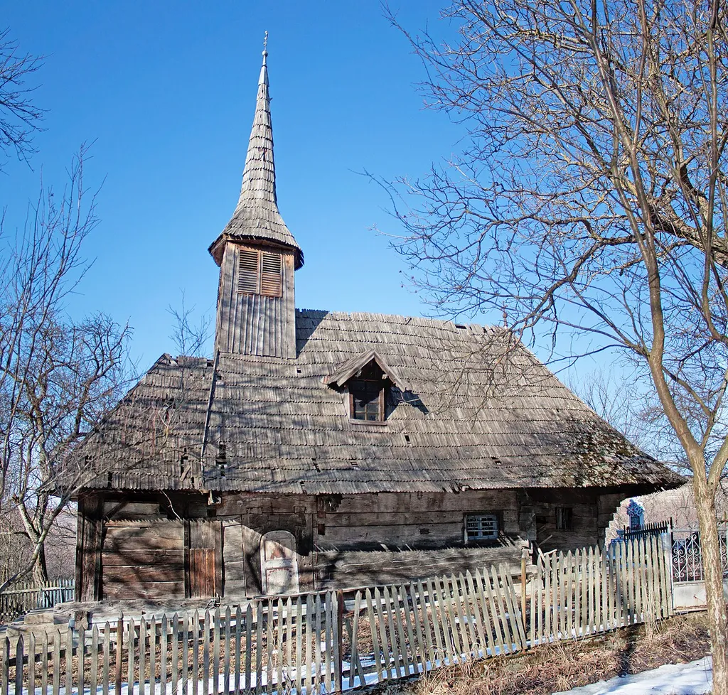Biserica de lemn din Bocșița, secolul 18, județul Sălaj.