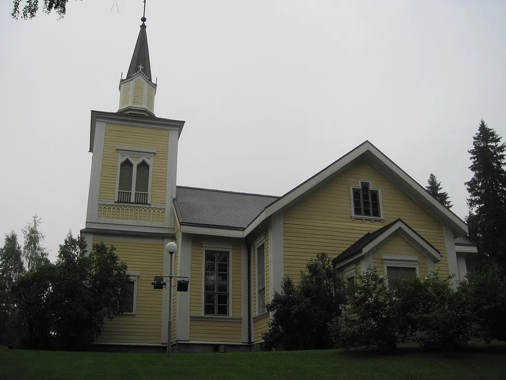 Jämijärvi Church in Jämijärvi, Finland, was designed by architect Georg Theodor von Chiewitz and built in 1859–1860.
