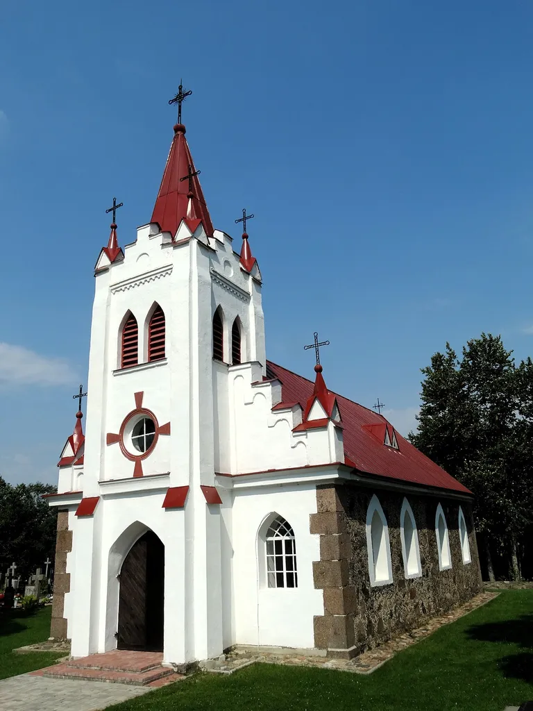 Catholic church of Crucified Jesus, Žukančiai, Joniškis district, Lithuania