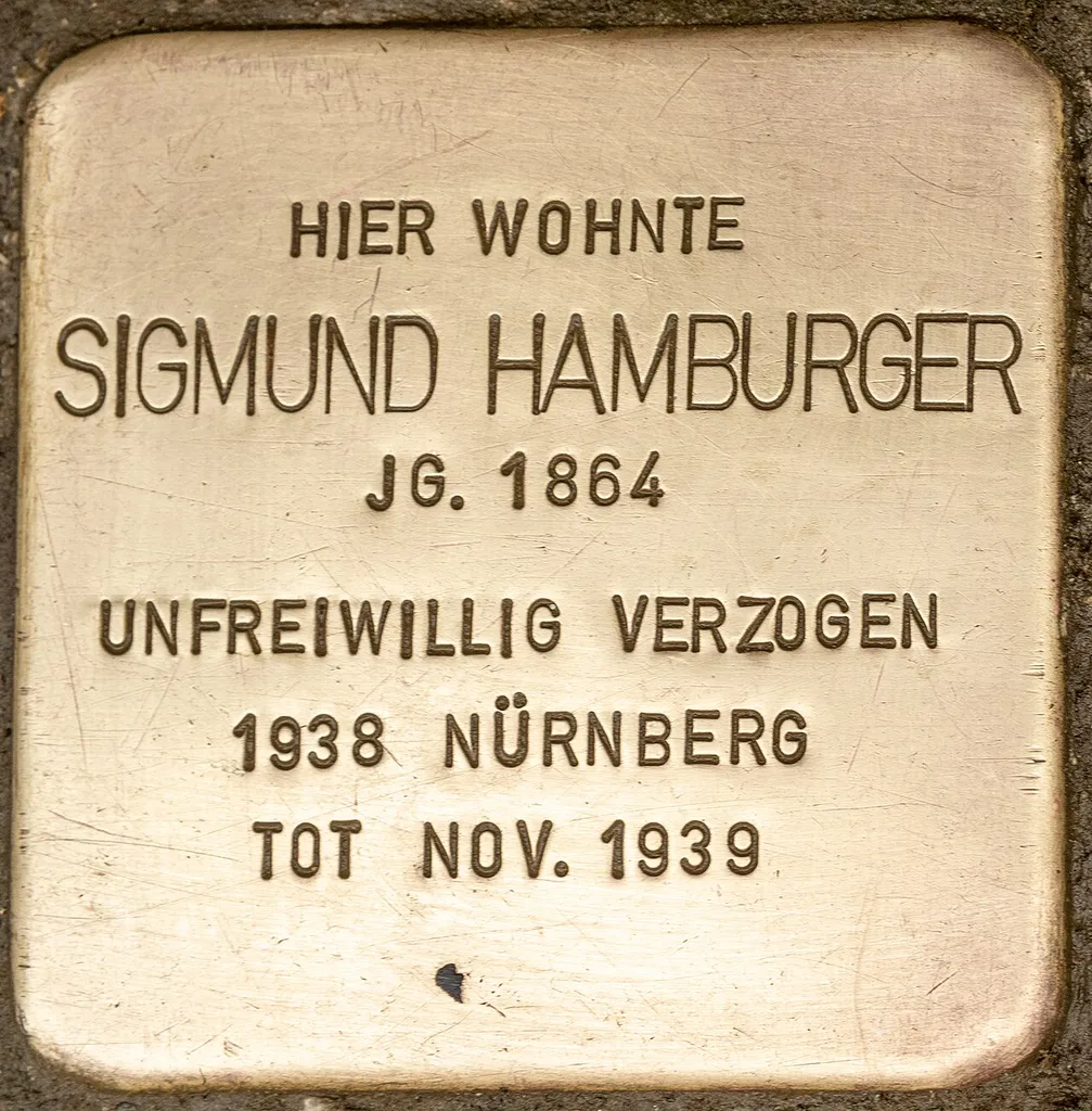 Stolperstein für Sigmund Hamburger (Rothenburg ob der Tauber)