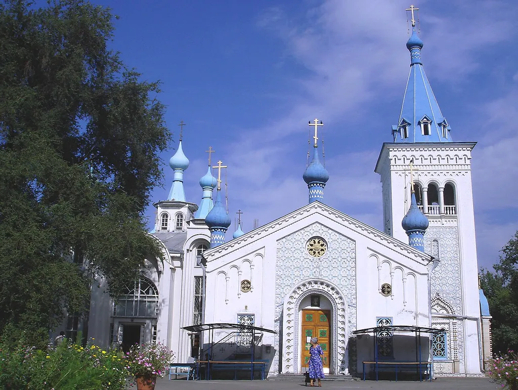 The Cathedral Church of the Holy Resurrection (Bishkek, Kyrgyzstan).