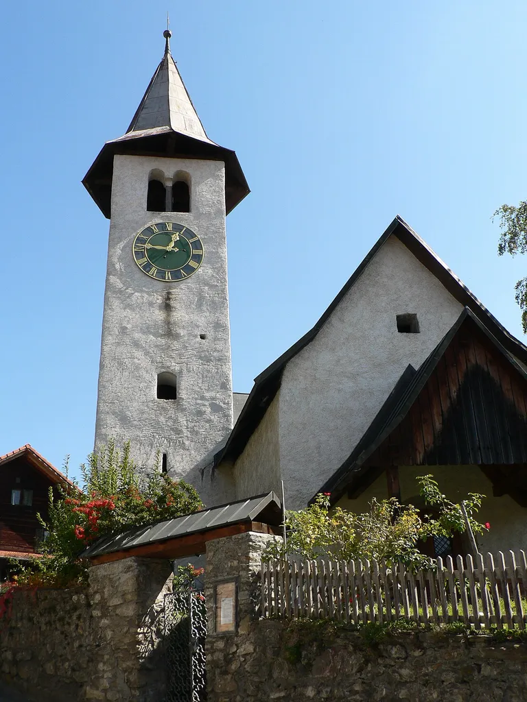 ref. Kirche in Maladers, Graubünden, Schweiz