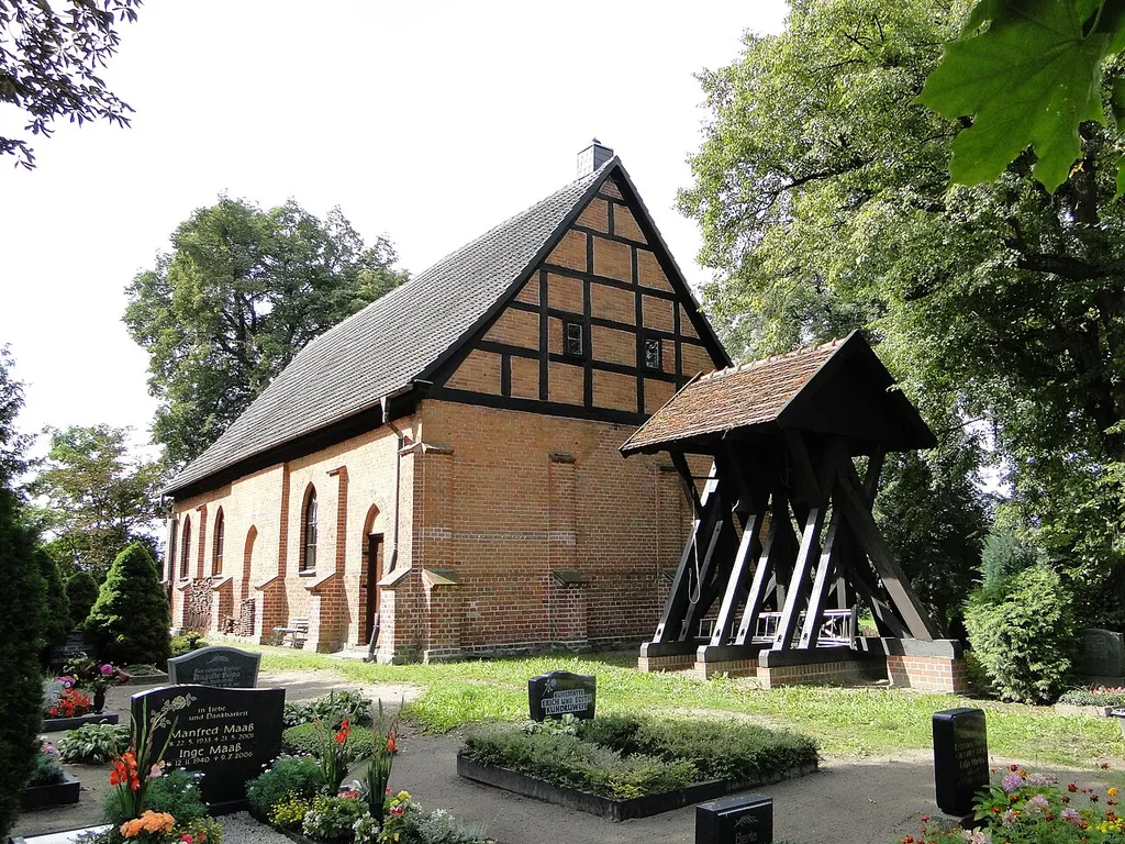 Church in Möllenhagen, district Müritz, Mecklenburg-Vorpommern, Germany