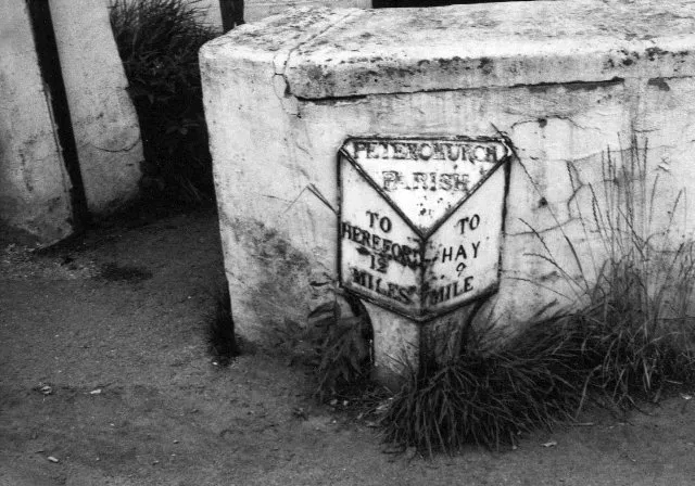 Old Milepost by the B4348, Peterchurch