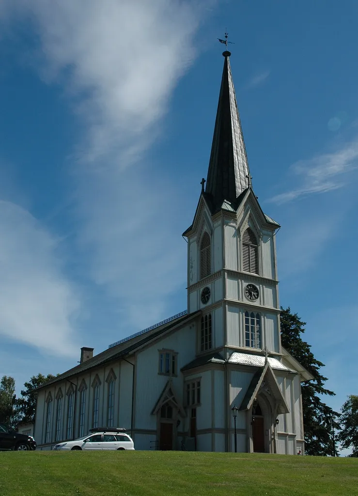 The church in Lillesand, Norway.