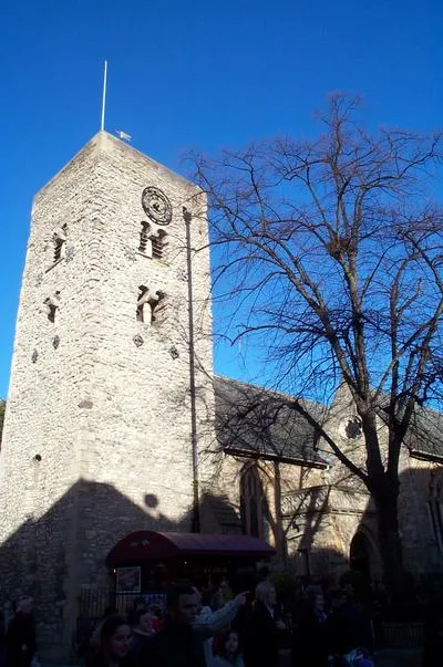 11th-century Anglo-Saxon west tower of the Church of England parish church of St Michael at the North Gate, Oxford