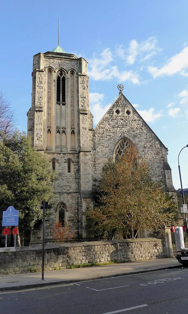 The Church of St Stephen and St Thomas in Shepherd's Bush, West London.