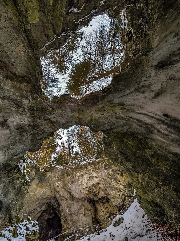 Riesenburg Cave in Franconia, Germany
