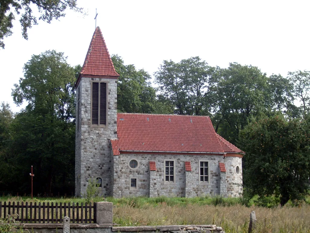The church in Radawnica, Poland