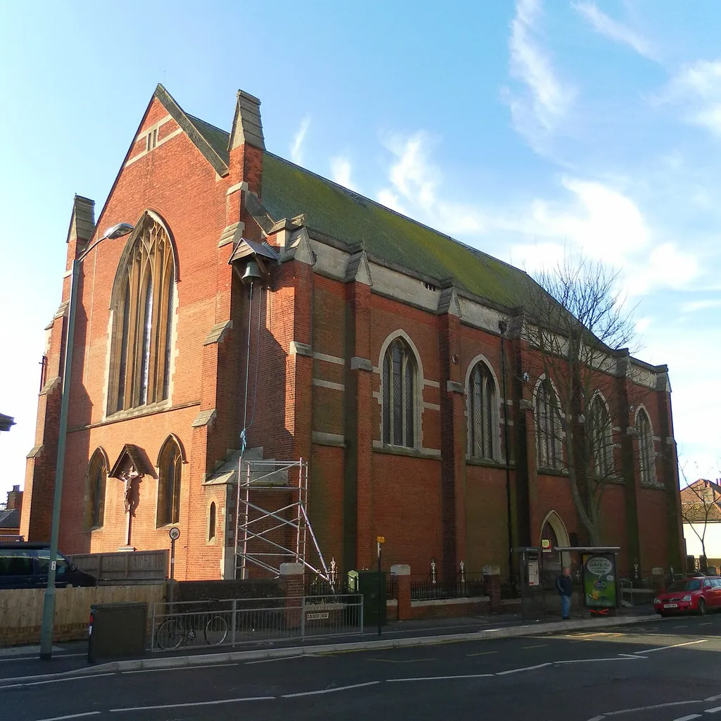 St Mary and St Abraam Coptic Orthodox Church, Davigdor Road, Hove, City of Brighton and Hove, England. Built in 1909–14 as an Anglican church (St Thomas the Apostle); declared redundant in 1993, then bought by the Coptic Orthodox Church of Alexandria.