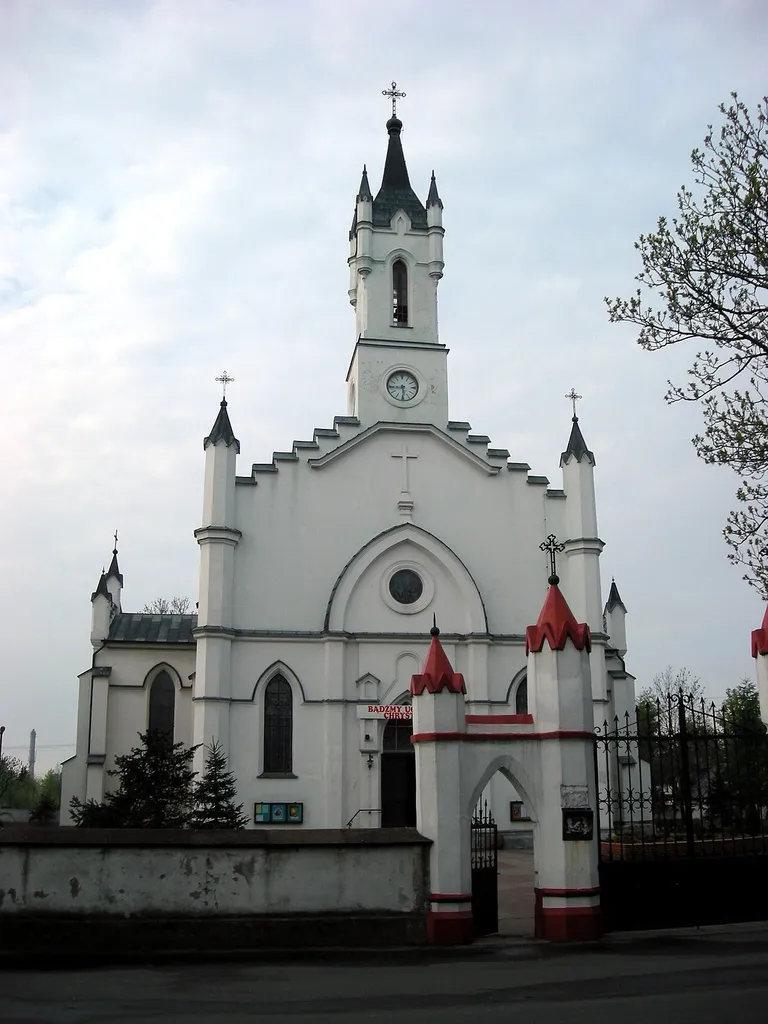 The church in Krośniewice, Poland.