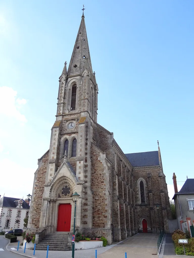Église Saint-Jean-Baptiste de Chéméré photographiée lors de l'OPL Chéméré 2015
