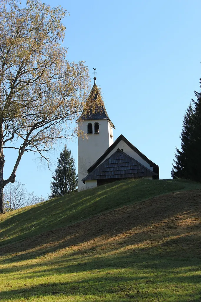 Subsidiary church Saint Cunigunde of Luxembourg in Nampolach, municipality Hermagor-Pressegger See, district Hermagor, Carinthia, Austria, EU