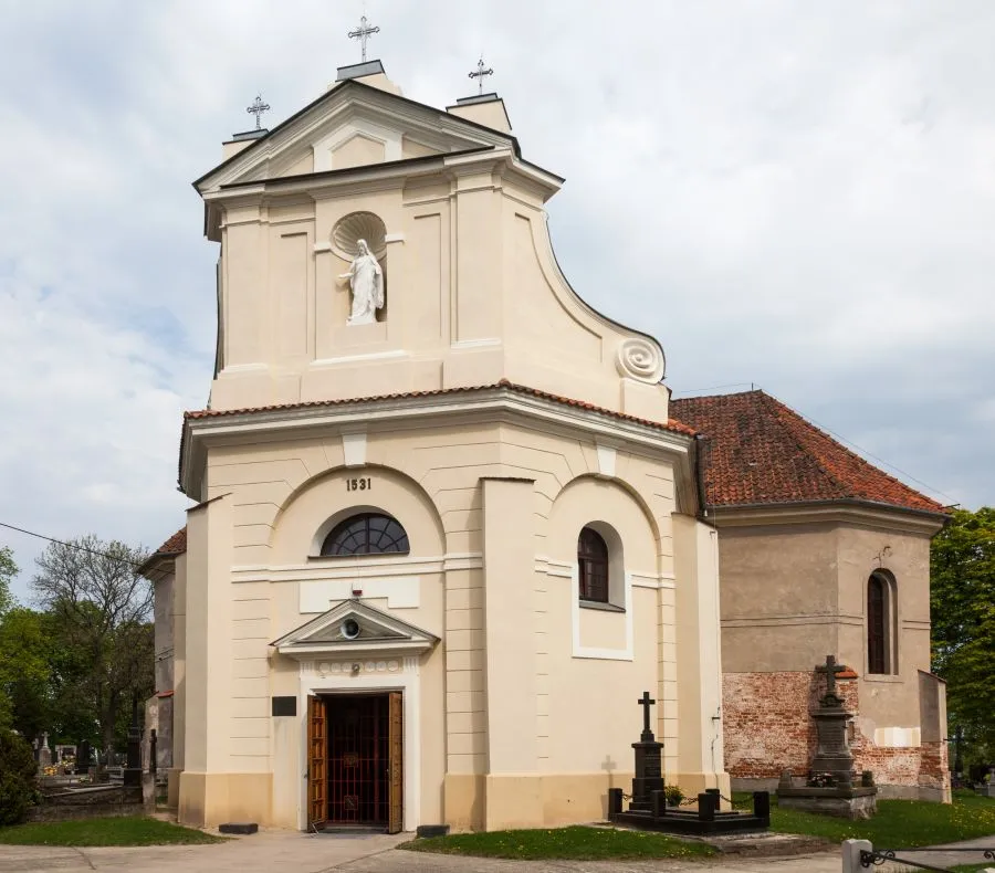 Church of the Holy Cross in Pułtusk, Poland.
