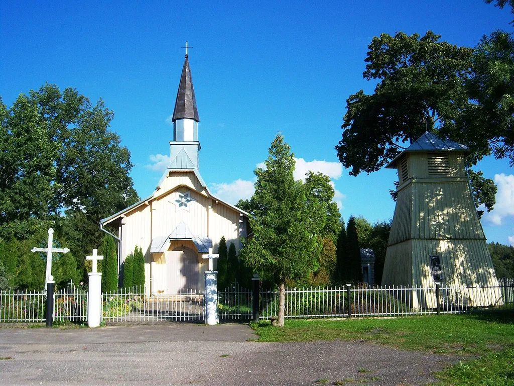 Mikoliškiai Catholic Church, Kretinga District, Lithuania