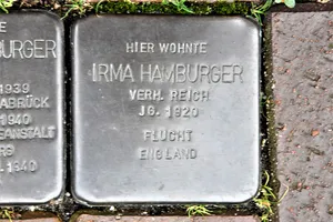 Stolperstein dedicated to Irma Hamburger