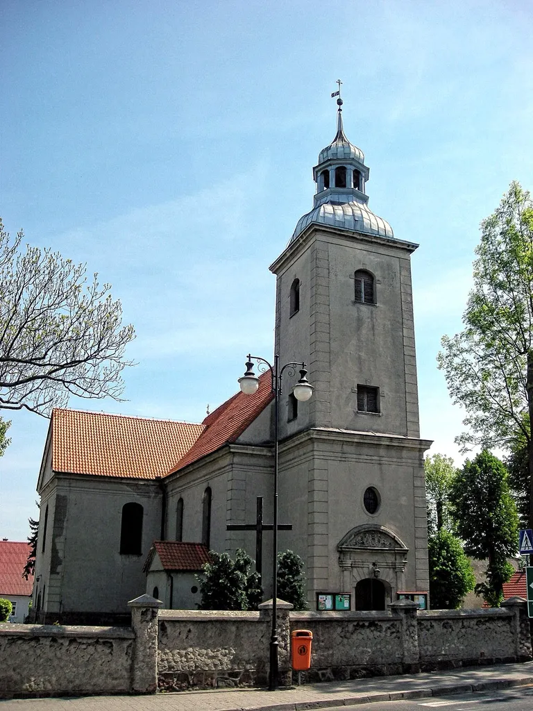 Saints Peter and Paul Collegate church in Kamień Krajeński, Poland.