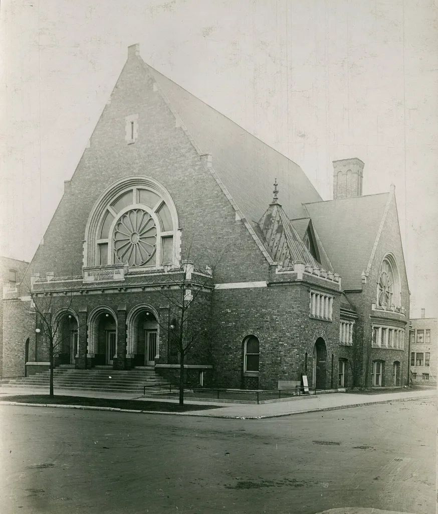 " W. Monroe and Spaulding Ave"--Photograph verso.