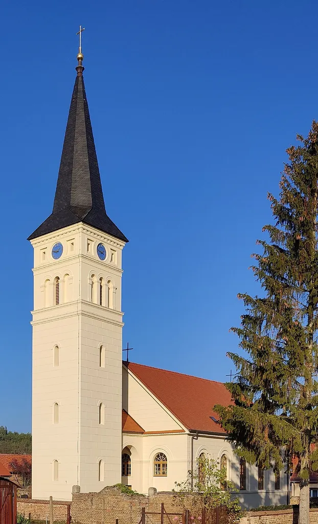 Evangelische Dorfkirche Schäpe, Gemeinde Beelitz, Landkreis Potsdam-Mittelmark, Brandenburg, Deutschland