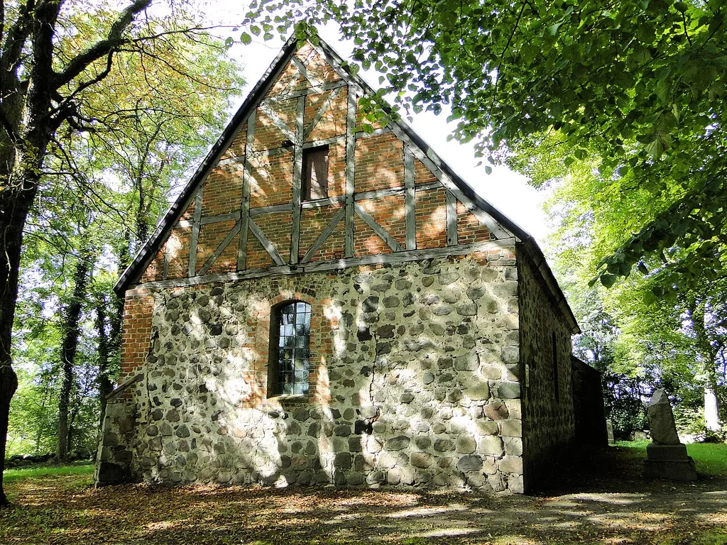 Church in Kraase, district Müritz, Mecklenburg-Vorpommern, Germany