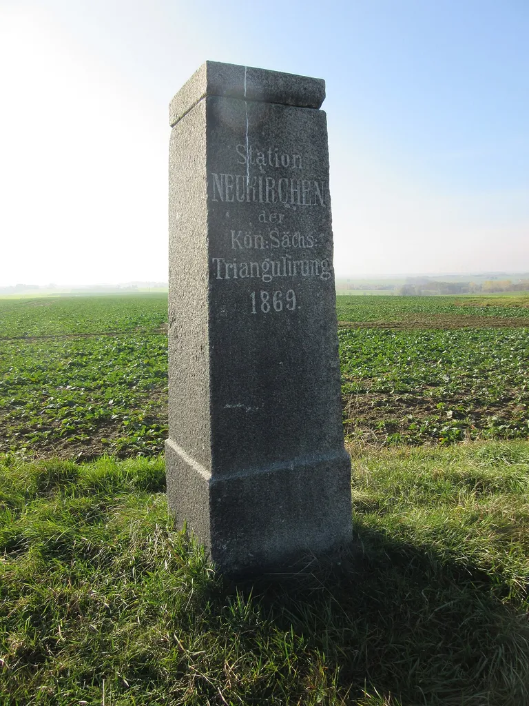 Station 75 der Königlich-Sächsischen Triangulirung 1869