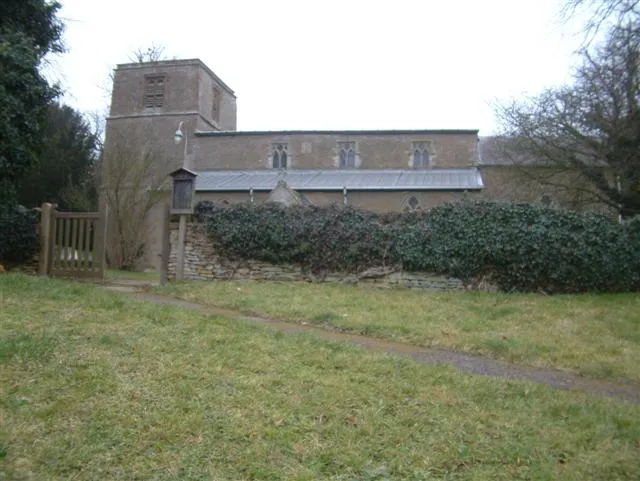 All Saint's parish church, Croughton, Northamptonshire, seen from the south