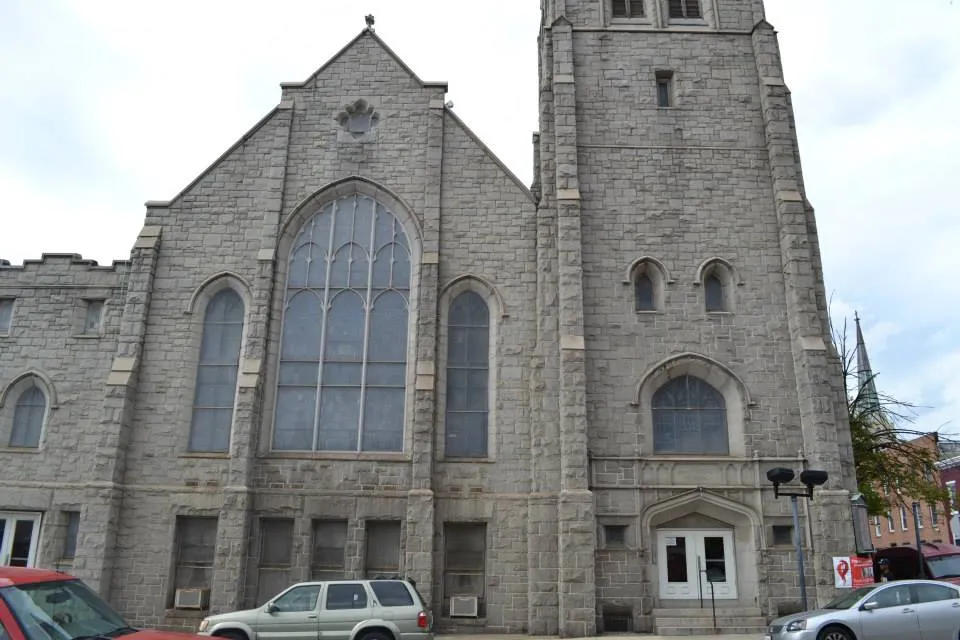 Sharp Street Memorial United Methodist Church and Community House, 508-516 Dolphin St. and 1206-1210 Etting St. Central