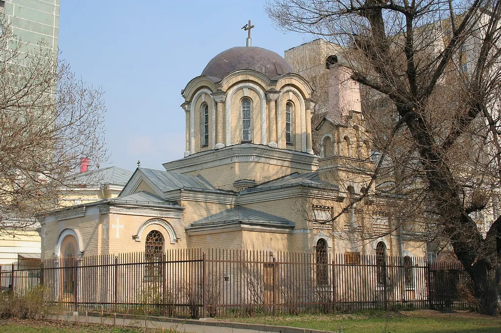 Church of St. Demetrios of Priluki — in Devichye Pole, Moscow. Built in 1895 in Byzantine Revival style by architect Konstantin Bykovsky.